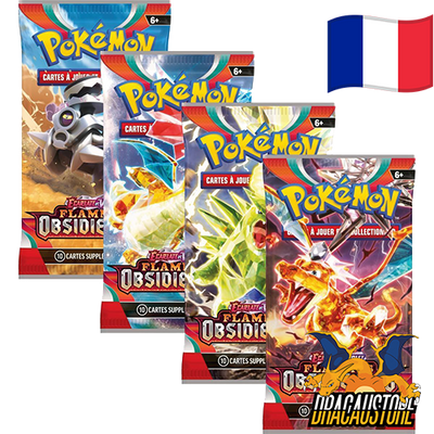 Booster LOOSE Flammes Obsidiennes || Dracaustore.fr