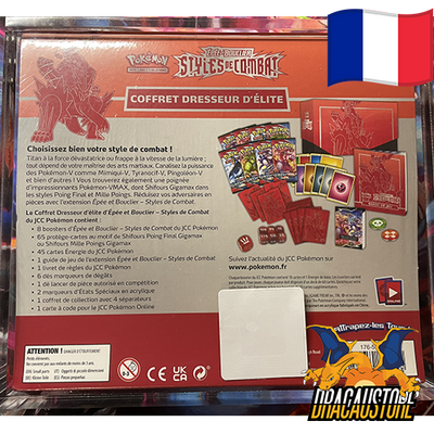 ETB Style de Combat Rouge (Single Strike) 2 || Dracaustore.fr