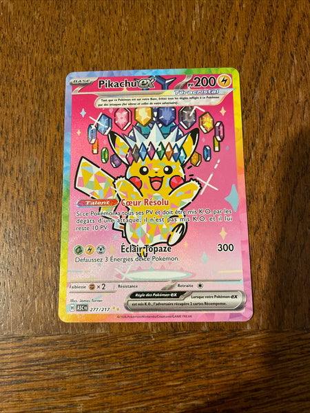 Pikachu Ex 277/217 FR – Dracaustore