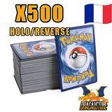 Lot 500 Cartes Pokémon Holo/Reverse || Dracaustore.fr