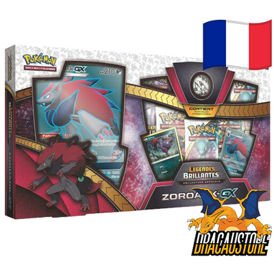 Coffret Pokémon Légende Brillante Zoroak GX | Dracaustore.fr