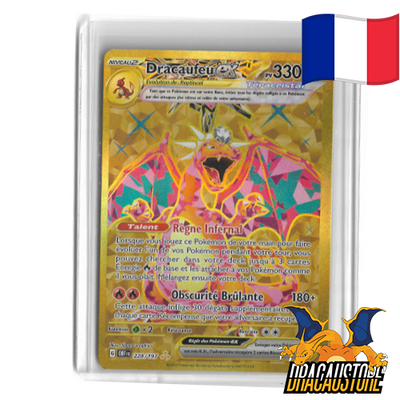 Dracaufeu EX 228/197 Gold || Dracaustore.fr