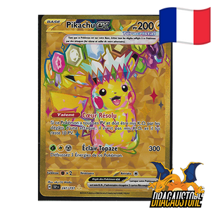 Pikachu EX Gold 247/191 || Dracaustore.fr