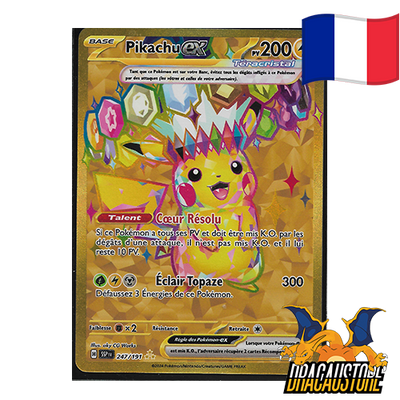 Pikachu EX Gold 247/191 || Dracaustore.fr