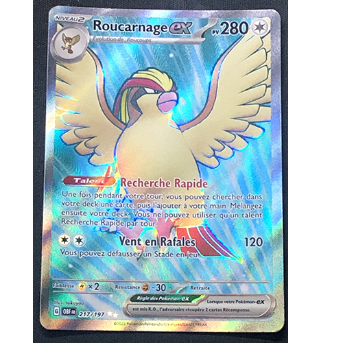 FR || Carte pokémon Roucarnage EX 217/197