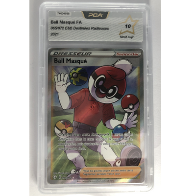 Carte Pokémon Ball Masqué Full Art PCA 10 version Française 065/072