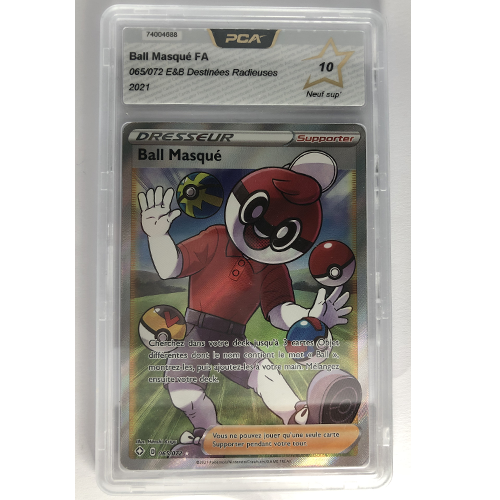 Carte Pokémon Ball Masqué Full Art PCA 10 version Française 065/072