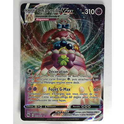 Carte Pokémon Charmilly VMAX Officielle version Française 023/073