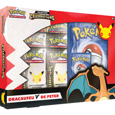 Coffret Célébration 25ans Dracaufeu V De Peter FR