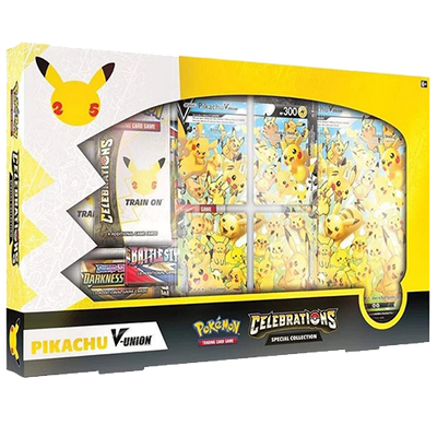 Coffret Célébration 25ans Pikachu V union EN
