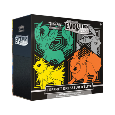 Coffret ETB Évolution Céleste FR - Phyllali Noctali Voltali Pyroli