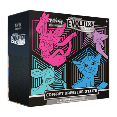Coffret ETB Évolution Céleste FR - Nymphali Mentali Givrali Aquali