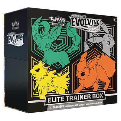 Coffret ETB Évolving Skies EN - Phyllali Noctali Voltali Pyroli