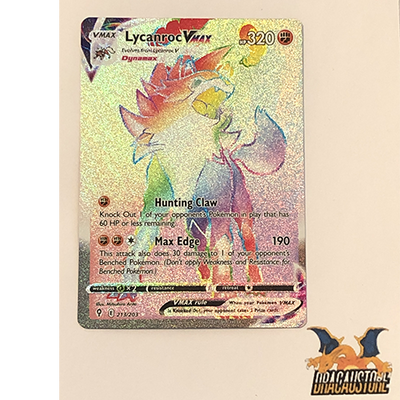 [EN] Carte Pokemon lycanroc VMAX 213/203 NEUVE