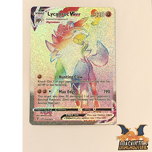 [EN] Carte Pokemon lycanroc VMAX 213/203 NEUVE