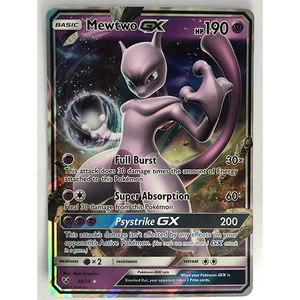 Carte Pokémon Mewtwo GX Officielle version EN 039/073 – Dracaustore