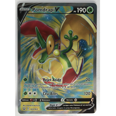 Carte Pokemon Pomdrapi V Officielle version Française 143/163